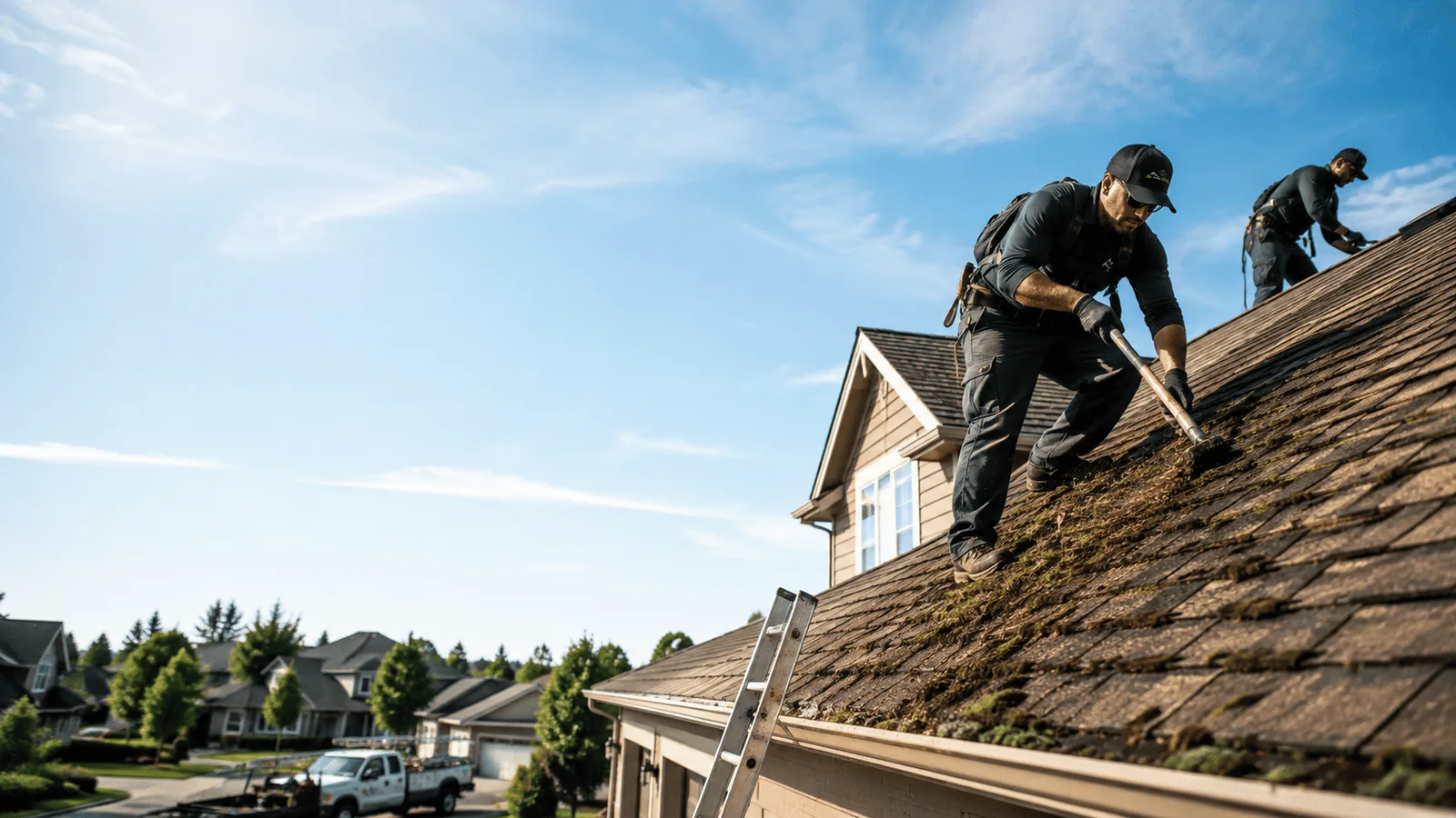 Roof Moss Removal in Oak Park, IL near me